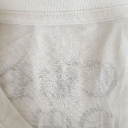 Chrome Hearts Vertical Logo S Pocket Tee Short Sleeve T-Shirt White