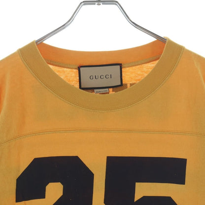 Gucci 25 Eschatology Graphic Print Oversized T-Shirt Short Sleeve Yellow Black