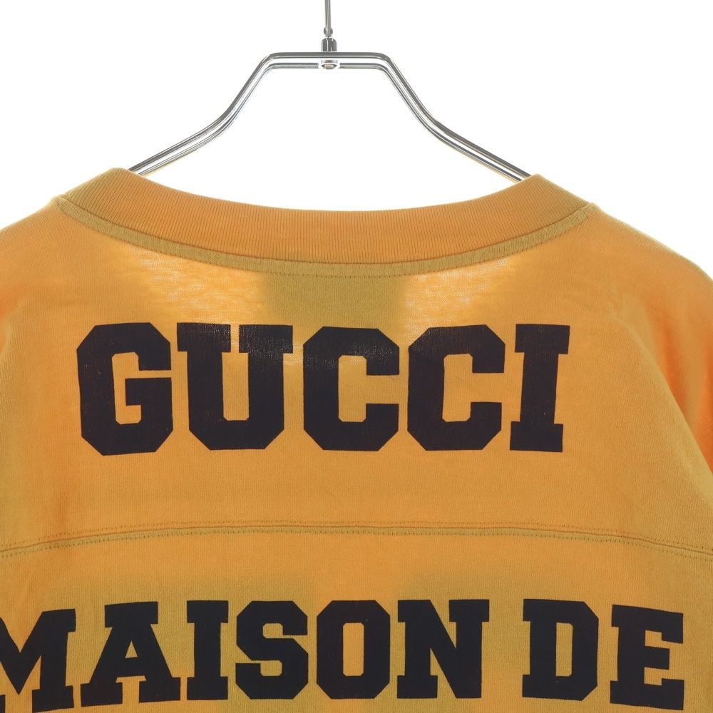 Gucci 25 Eschatology Graphic Print Oversized T-Shirt Short Sleeve Yellow Black