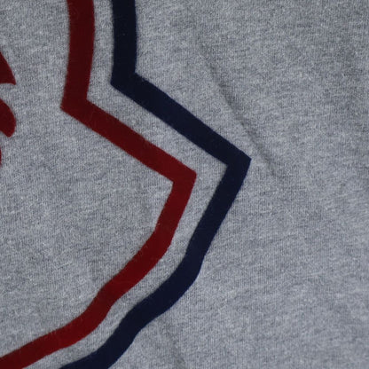 Moncler Short Sleeve Logo T-Shirt Gray Cotton