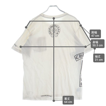 Chrome Hearts CH T-shrt 1 T Barback Horse Shoe Print T-Shirt Short Sleeve Top