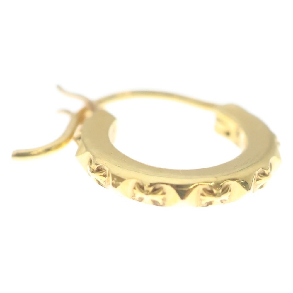 Chrome Hearts 22k Tiny Tfp Hoop True Fucking Punk Earrings Gold