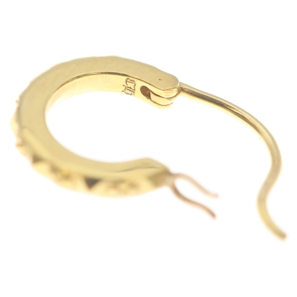 Chrome Hearts 22k Tiny Tfp Hoop True Fucking Punk Earrings Gold