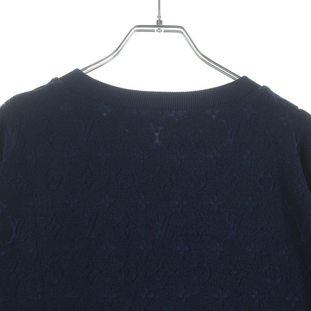 Louis Vuitton Monogram French Terricle Neck Short Sleeve T-Shirt Navy