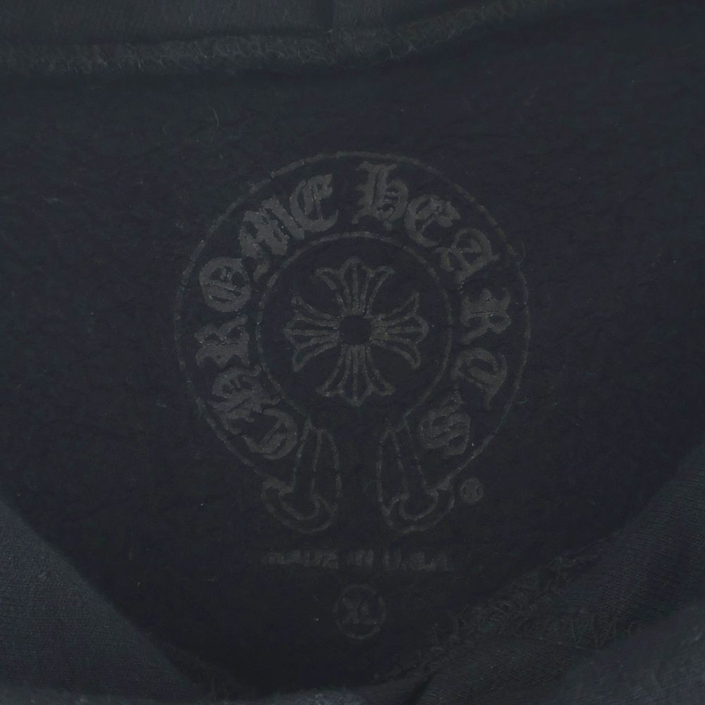 Chrome Hearts Sweatshirt Plvr Sleeve Floral Back Horse Shoe Print Pullover