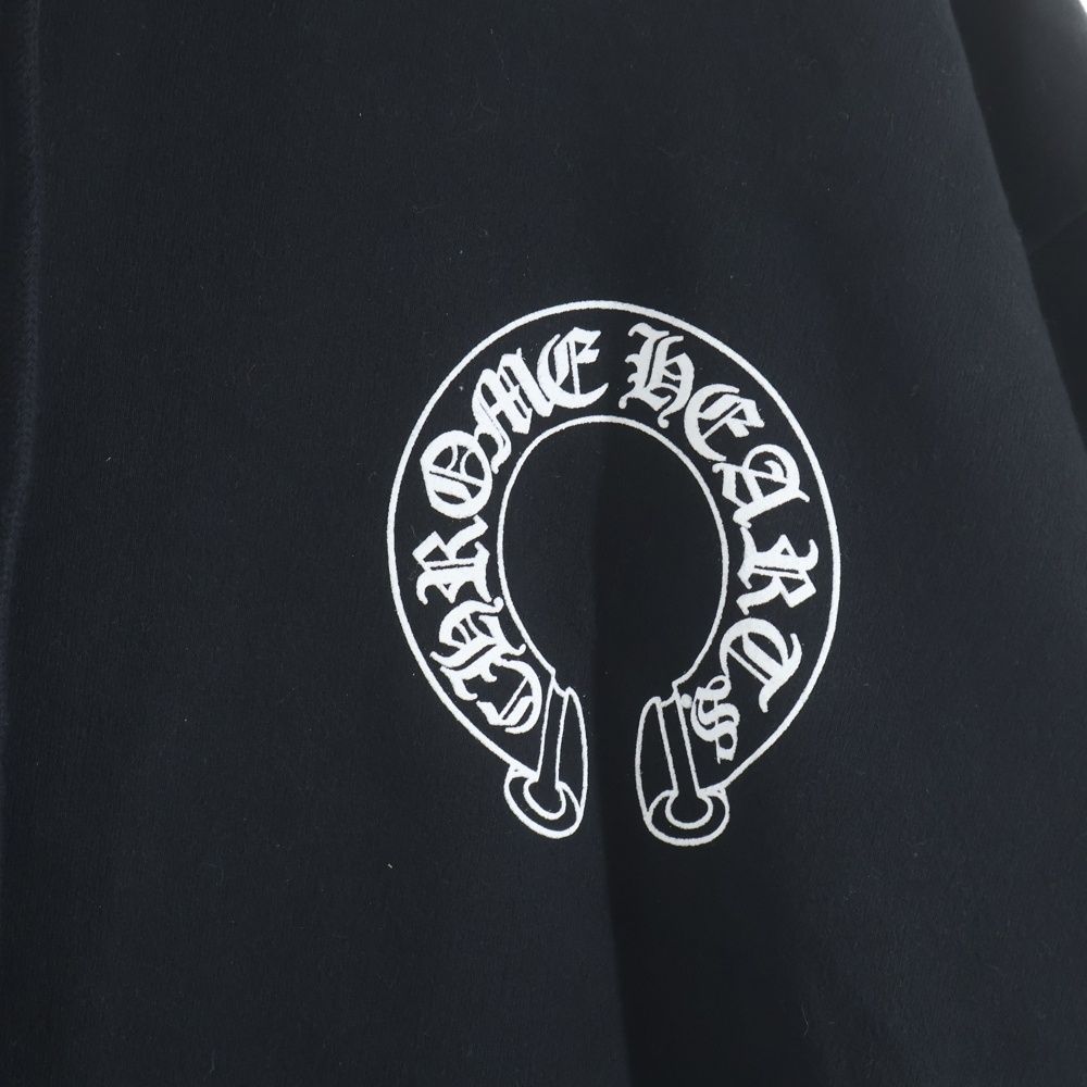 Chrome Hearts Sweatshirt Plvr Sleeve Floral Back Horse Shoe Print Pullover