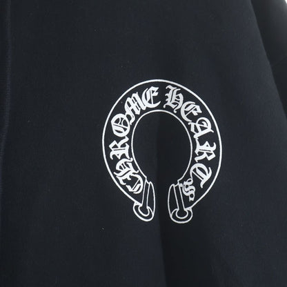 Chrome Hearts Sweatshirt Plvr Sleeve Floral Back Horse Shoe Print Pullover