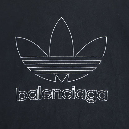 Balenciaga Adidas Trefoil Logo Oversize T-Shirt Short Sleeve Crew Neck Top Green