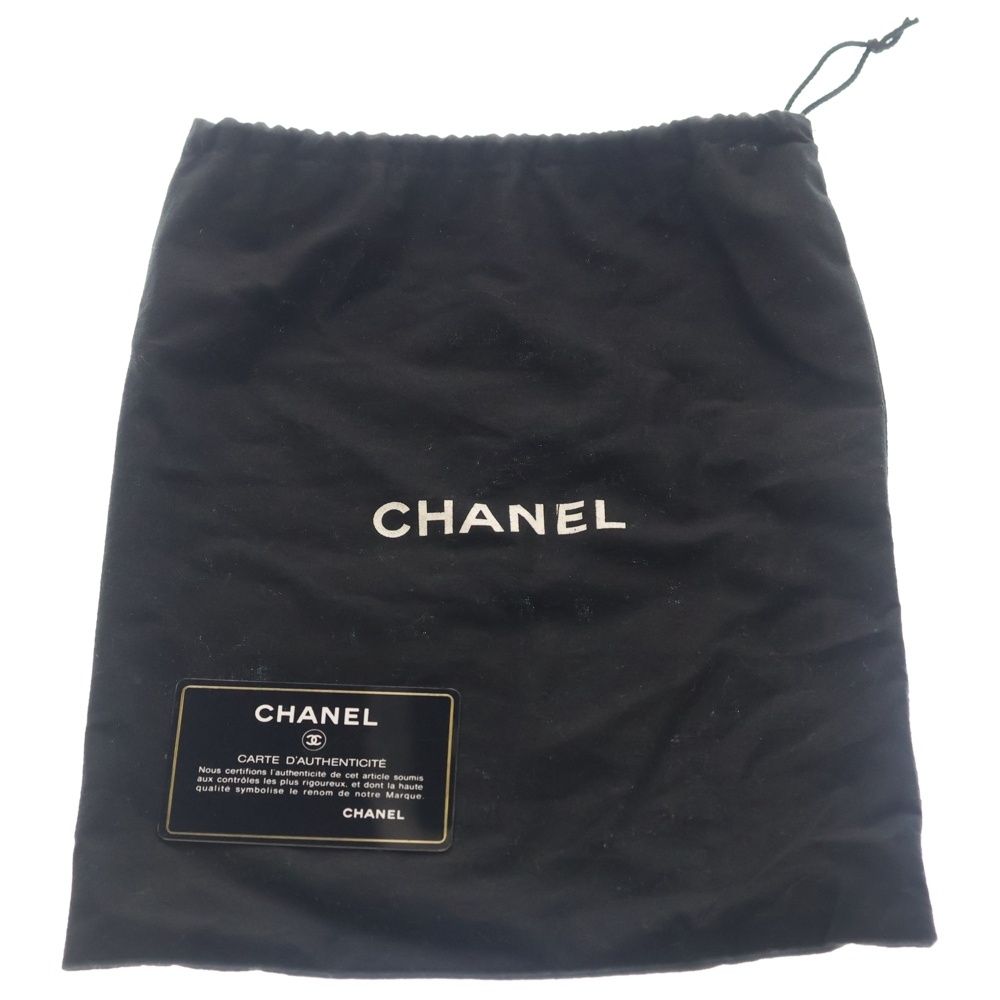 Chanel Heart Chain Shoulder Bag Black Lambskin Gold