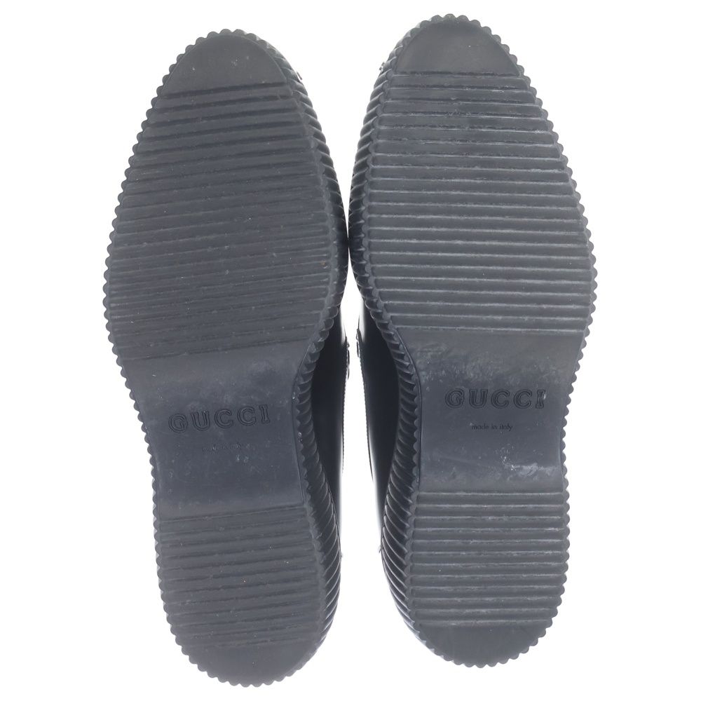 Gucci Horsebit Creeper Loafers Shoes Black