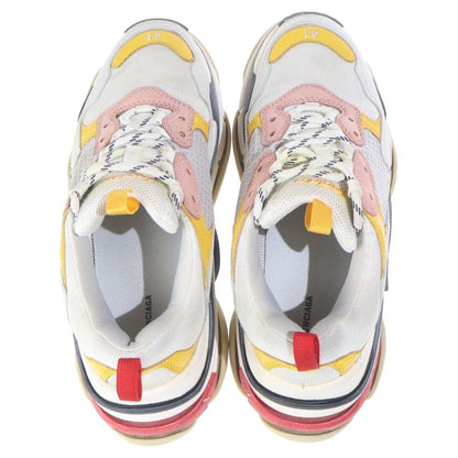 Balenciaga Triple S Distressed Low Cut Sneakers Shoes Multicolor