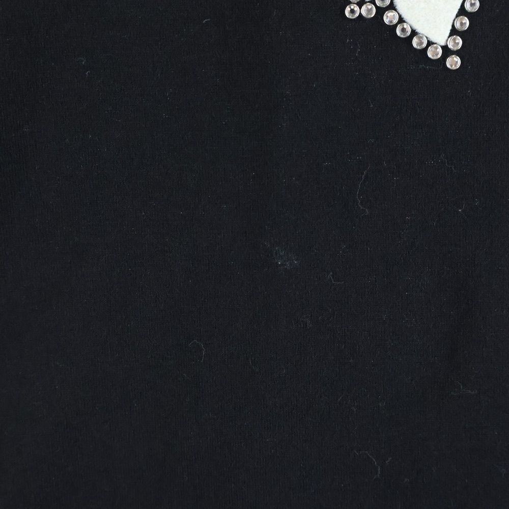 Celine Boy Doll Line Stone Logo Short Sleeve T-Shirt Black