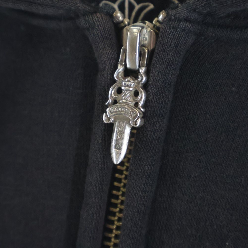 Chrome Hearts Thrml HD Zip Lining Thermal Zip Back Hose Arm Logo Print Zip