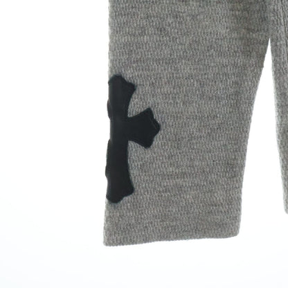 Chrome Hearts Vintage Thermal L S Sleeve Cross Patch Crew Neck Long T-