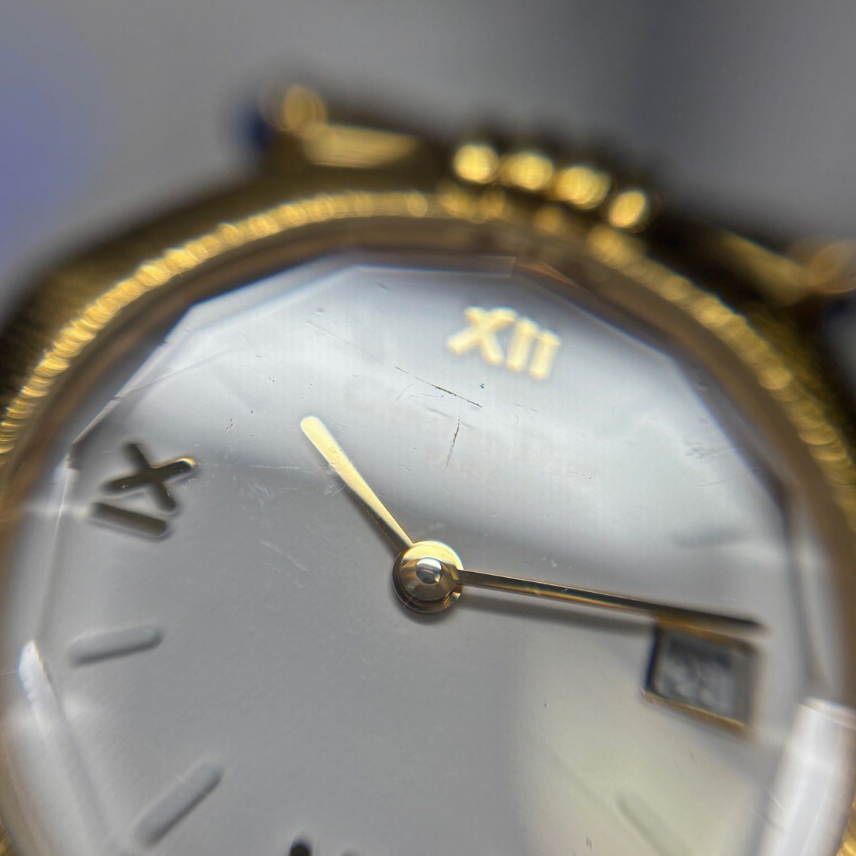Dior Octagon Watch SS Quartz White