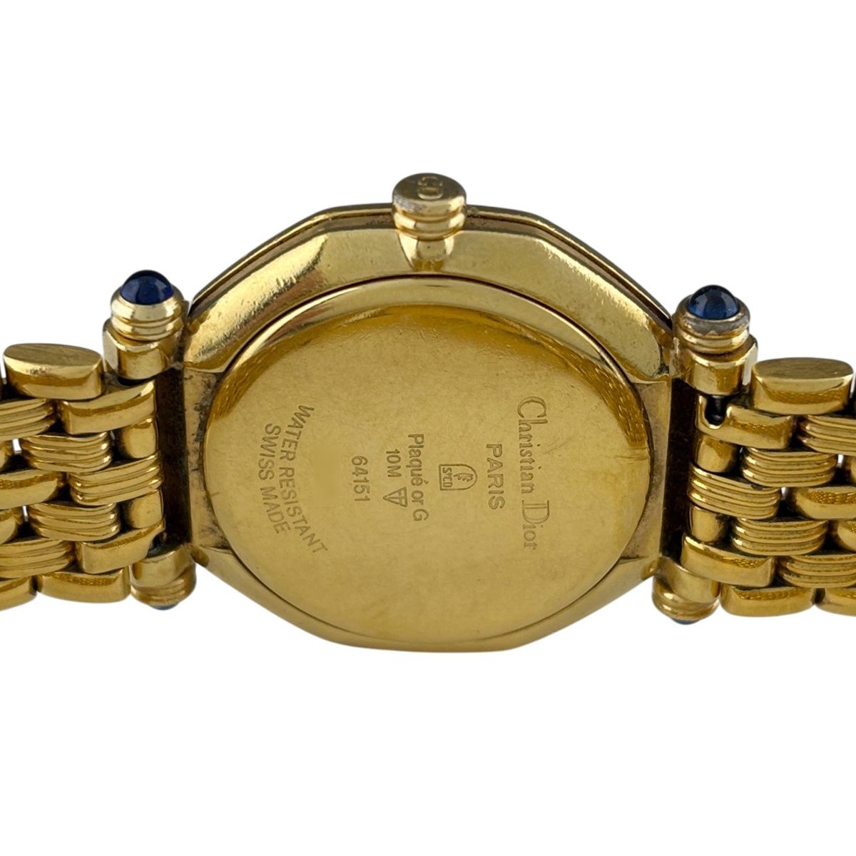 Dior Octagon Watch SS Quartz White
