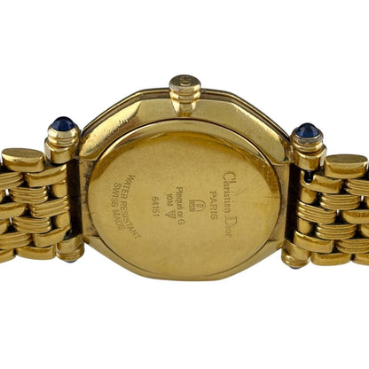 Dior Octagon Watch SS Quartz White