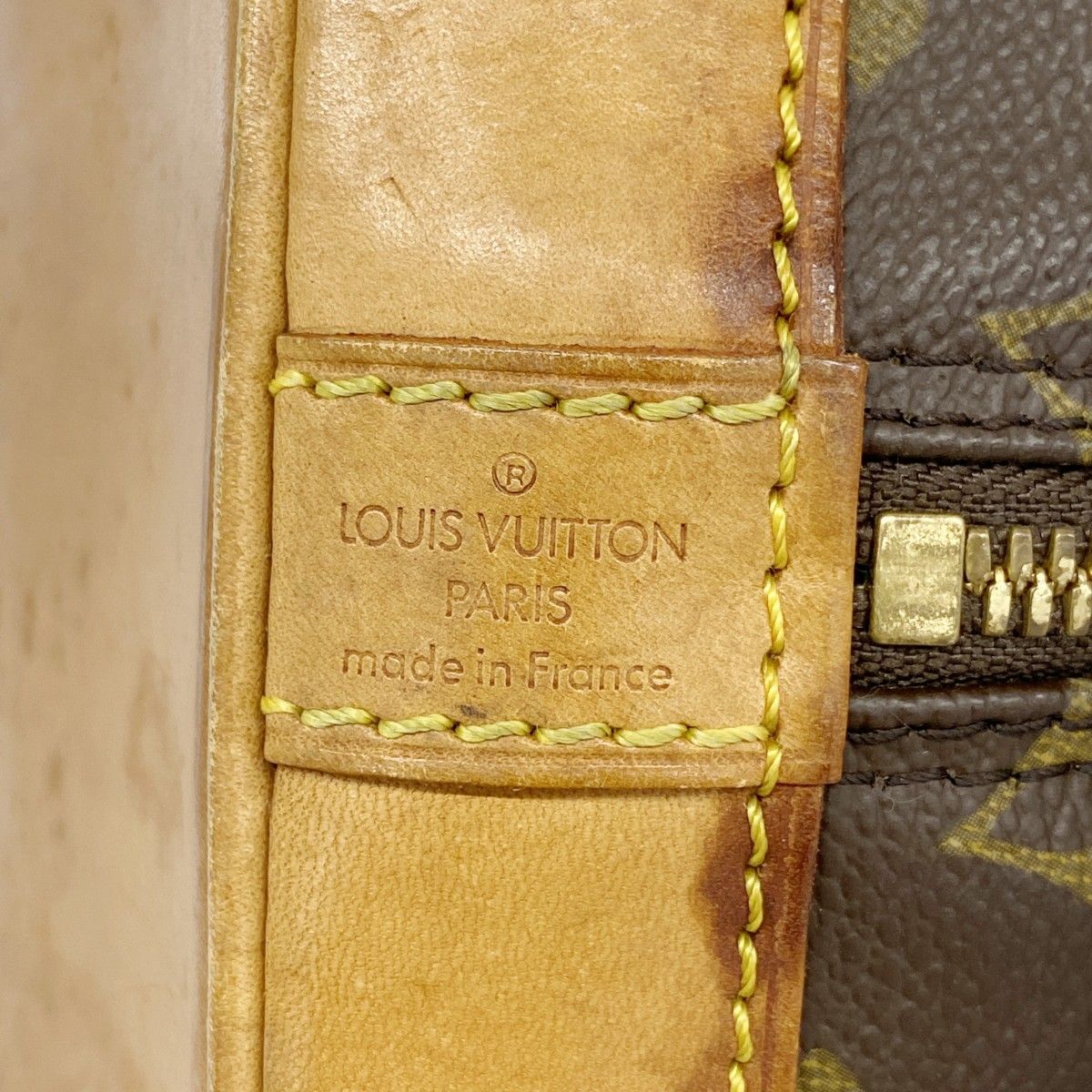 Louis Vuitton Handbag Monogram Alma Brown