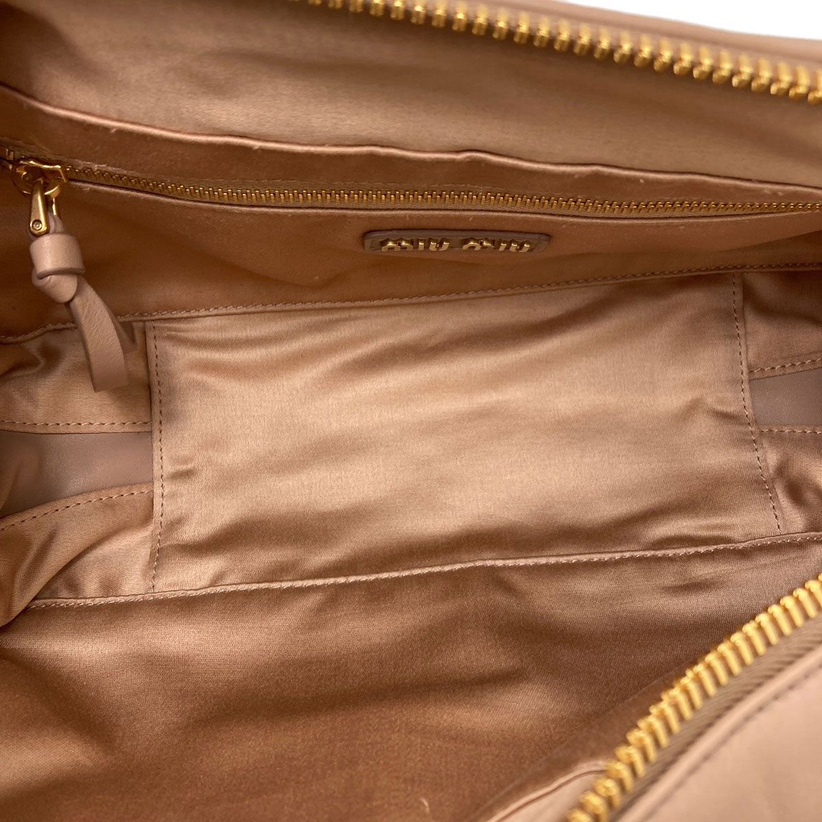 Miu Miu Arcadi Large 2-Way Handbag Leather