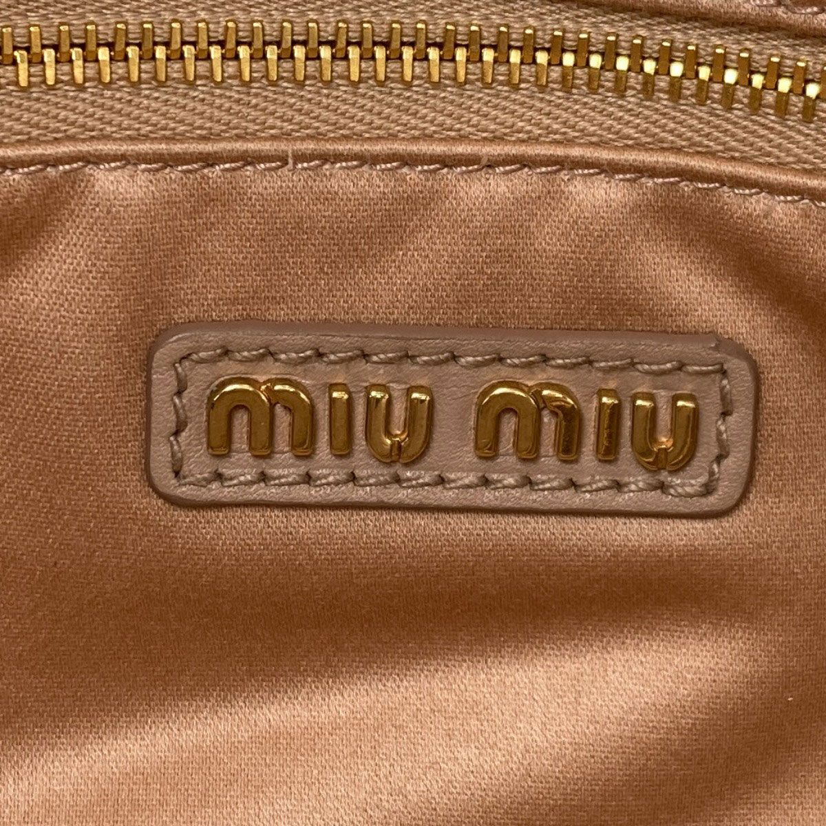 Miu Miu Arcadi Large 2-Way Handbag Leather