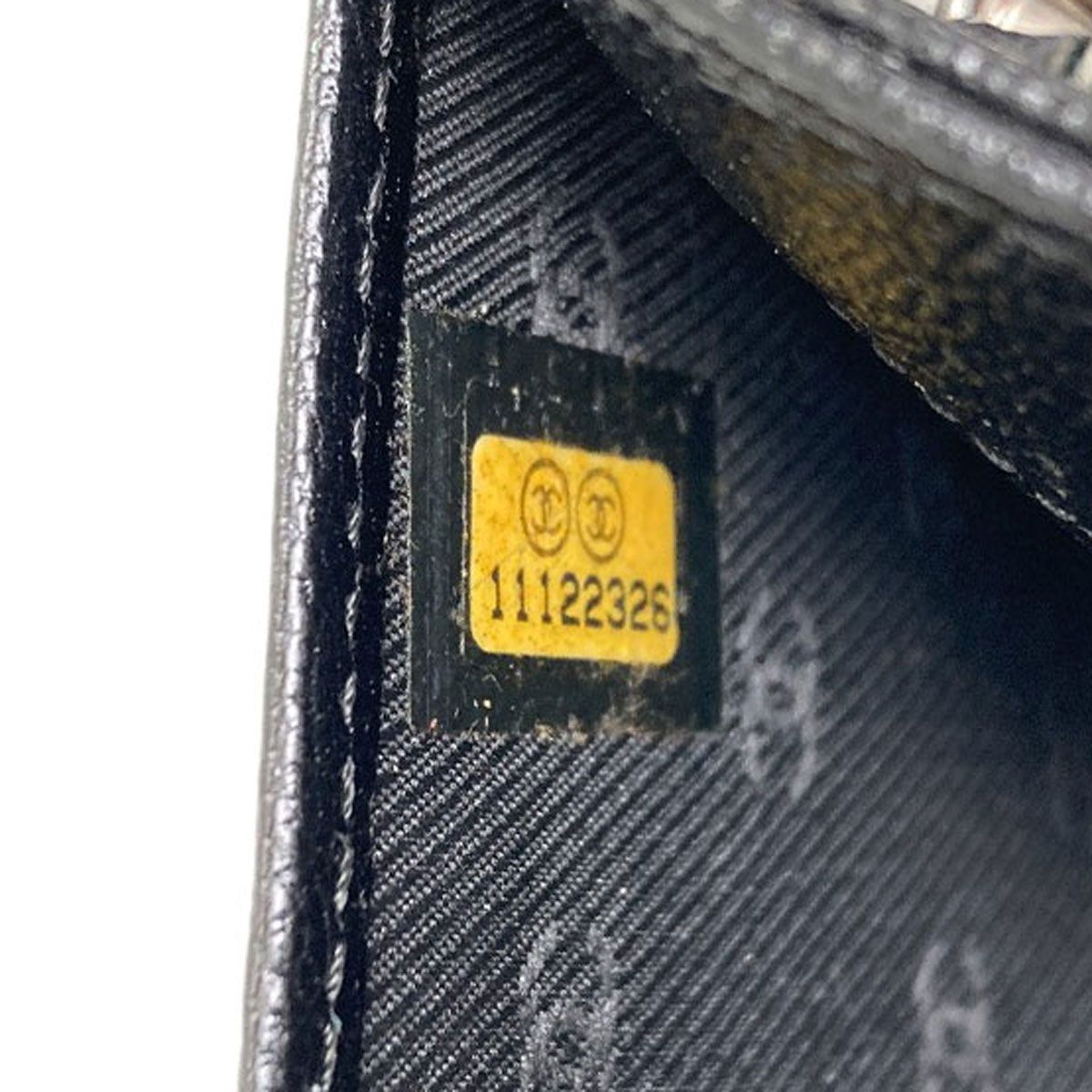 Chanel CC Logo Silver Wallet Calfskin