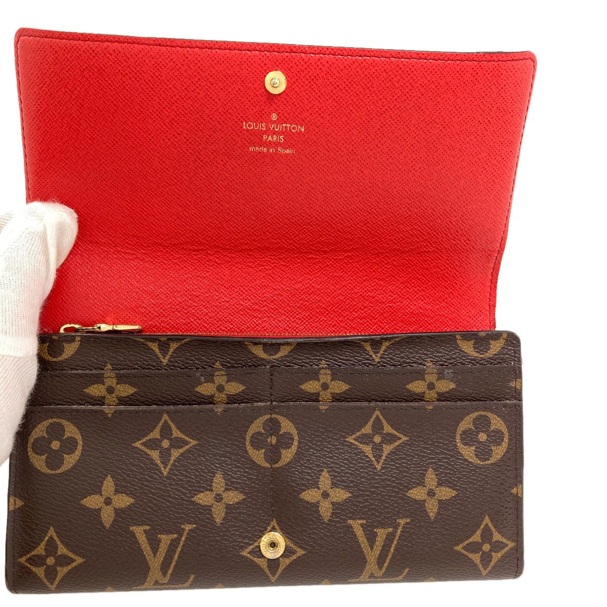 Louis Vuitton Portefeuille Sarah NM Vivienne Wallet Monogram Canvas