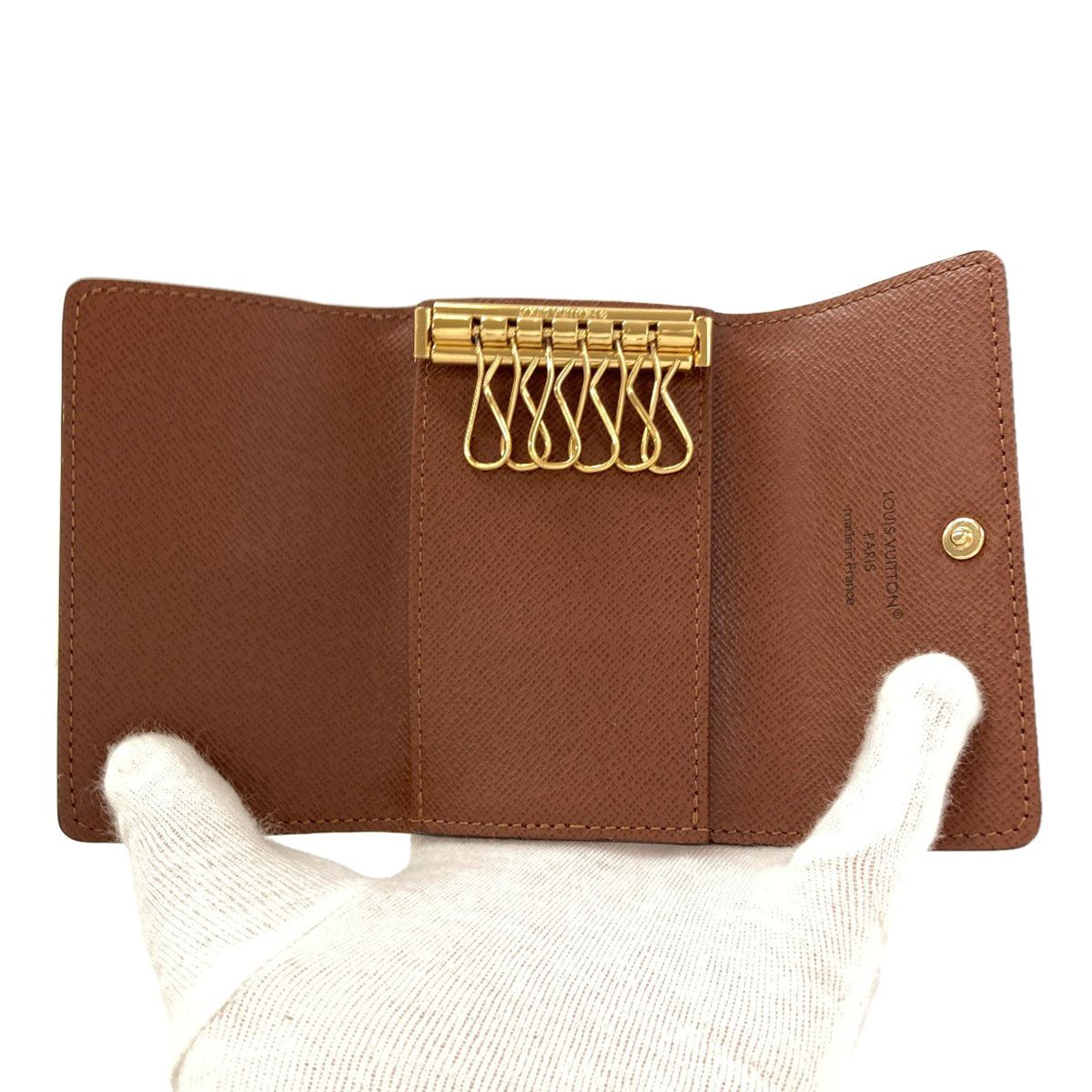 Louis Vuitton Multicles 6 Key Case Monogram Canvas Key Holder
