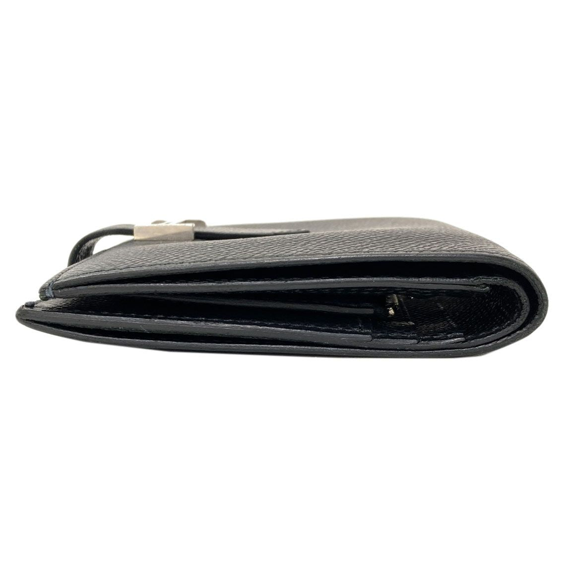 Hermes Bearn Compact Silver Bifold Wallet Epsom