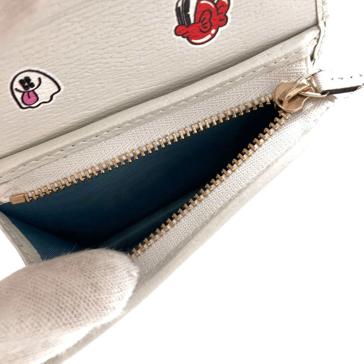 Gucci Hattie Stewart Collaboration Mushroom Bifold Wallet
