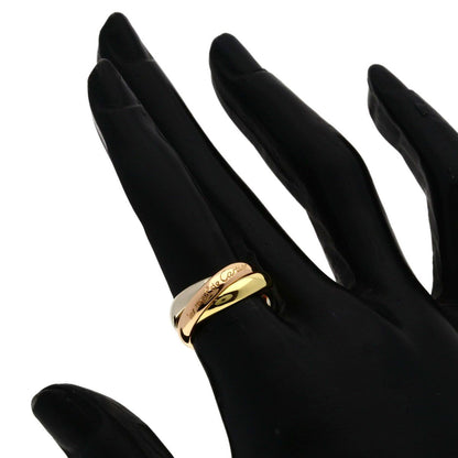 Cartier Trinity 49 Ring 18k Yellow Gold 18k White Pink