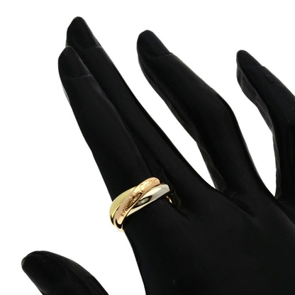 Cartier Trinity 49 Ring 18k Yellow Gold 18k White Pink