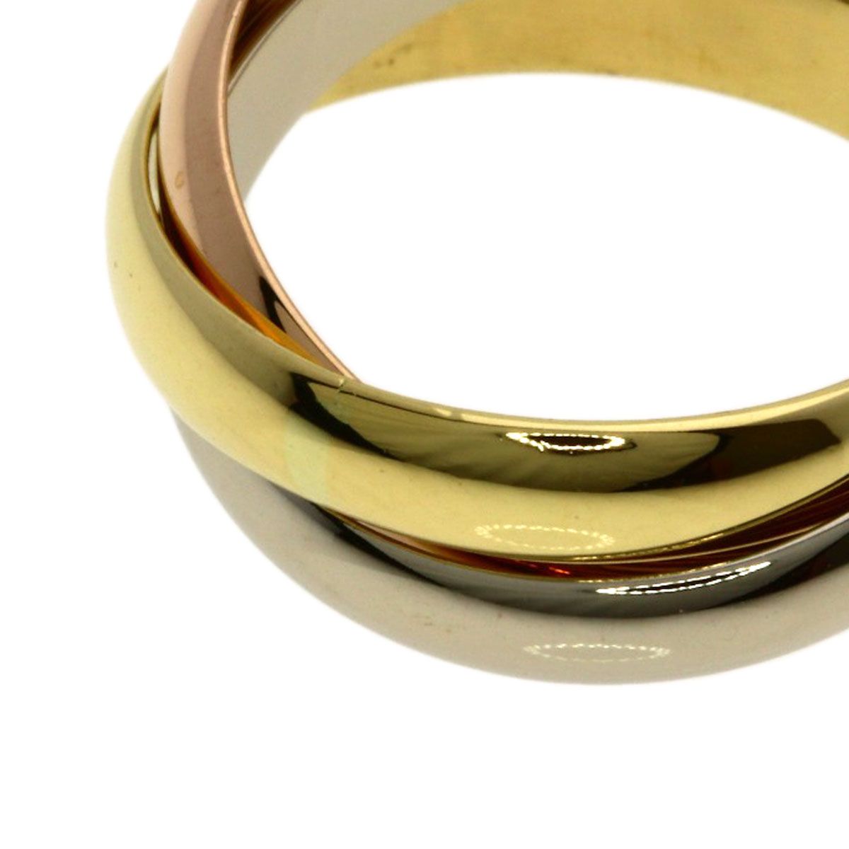 Cartier Trinity 51 Ring 18k Yellow Gold 18k White Pink