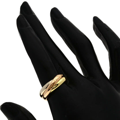 Cartier Trinity 53 Ring 18k Yellow Gold 18k White Pink