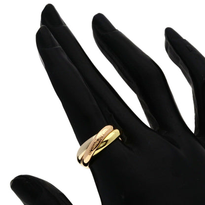 Cartier Trinity 52 Ring 18k Yellow Gold 18k White Pink