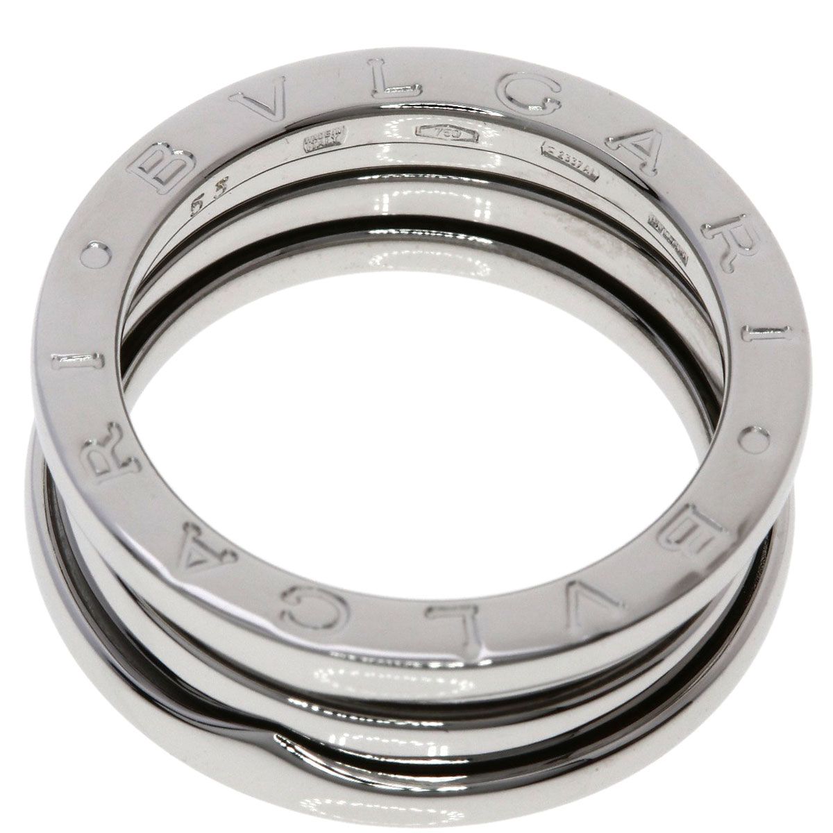 Bvlgari B-zero One Band 53 Ring 18k White Gold
