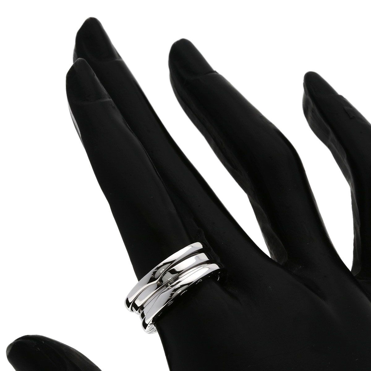 Bvlgari B-zero One Band 53 Ring 18k White Gold