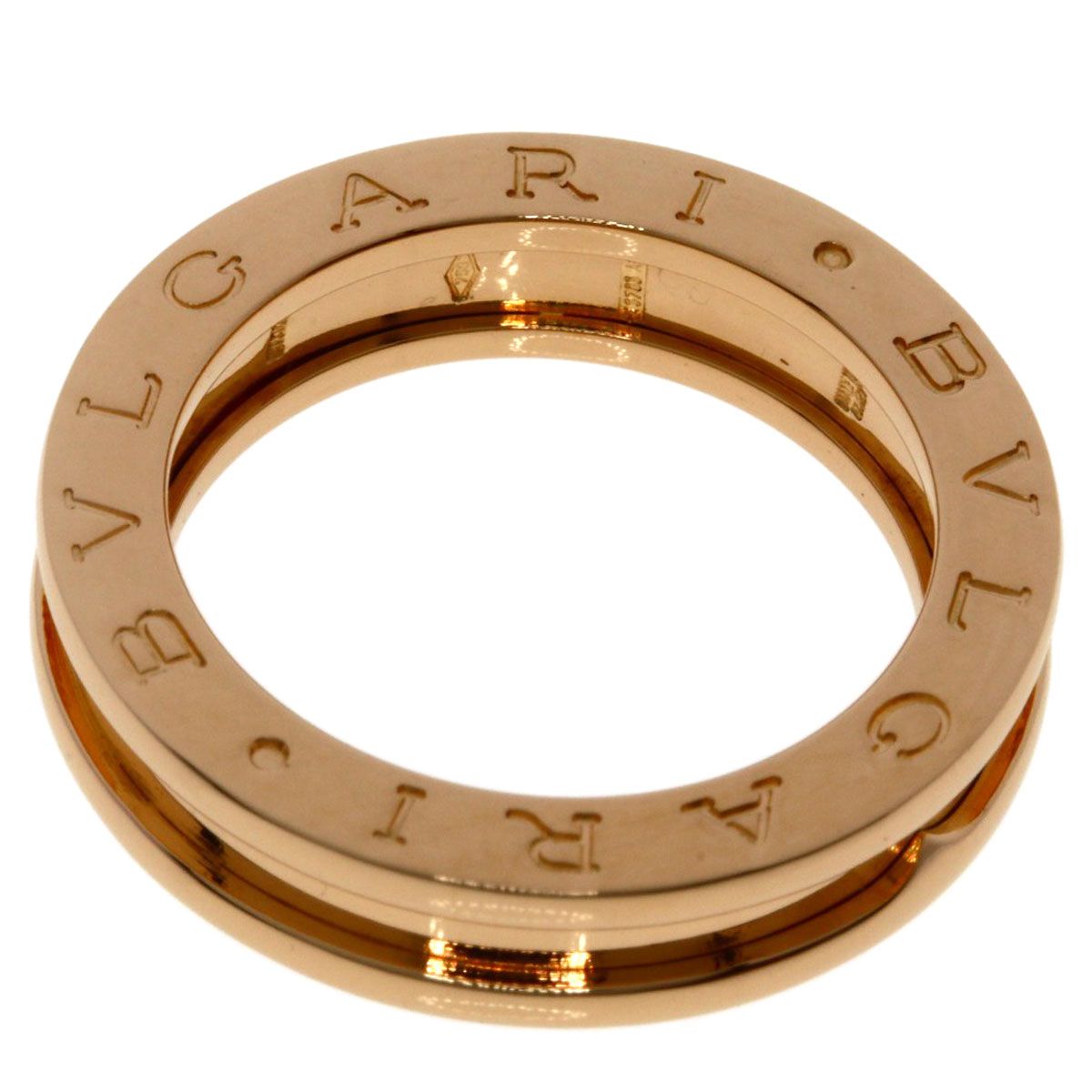 Bvlgari B-zero One Band 52 Ring 18k Pink Gold
