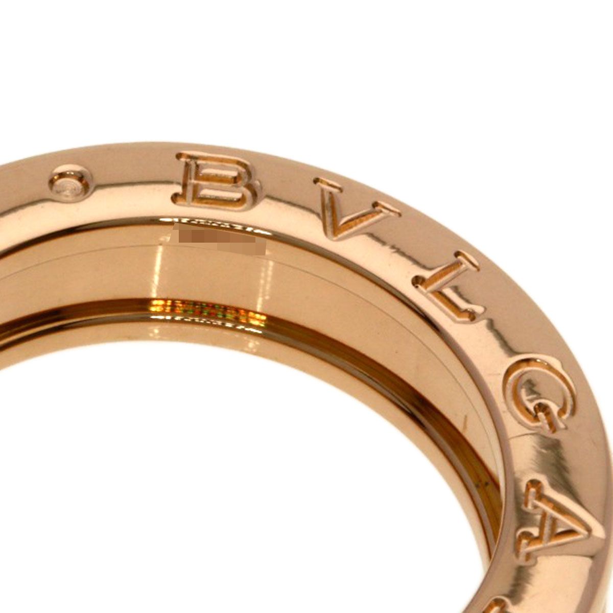 Bvlgari B-zero One Band 47 Ring 18k Pink Gold