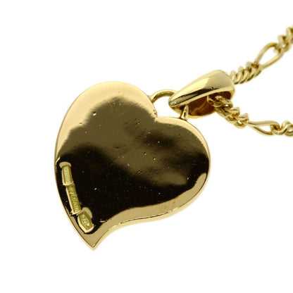 Bvlgari Cross Heart Vintage Necklace 18k Yellow Gold