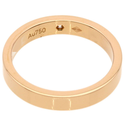 Cartier C de Cartier Diamond 50 Ring 18k Pink Gold