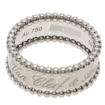 Van Cleef & Arpels Perlee Signature 52 Ring 18k White Gold