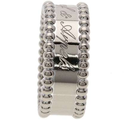 Van Cleef & Arpels Perlee Signature 52 Ring 18k White Gold