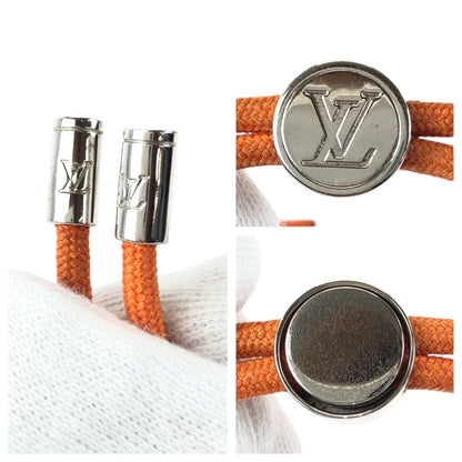 Louis Vuitton Bracelet LV Space Orange Silver Metal Bangle