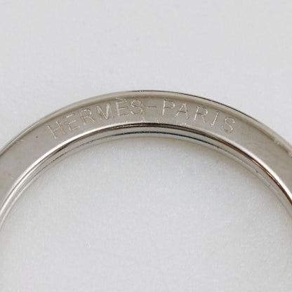 Hermes Porte Cles Tab Key Ring Togo Blue Key Holder