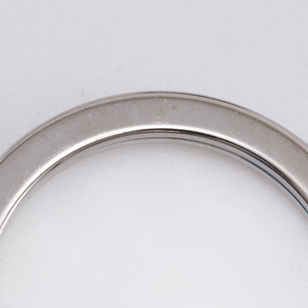 Hermes Porte Cles Tab Key Ring Togo Blue Key Holder