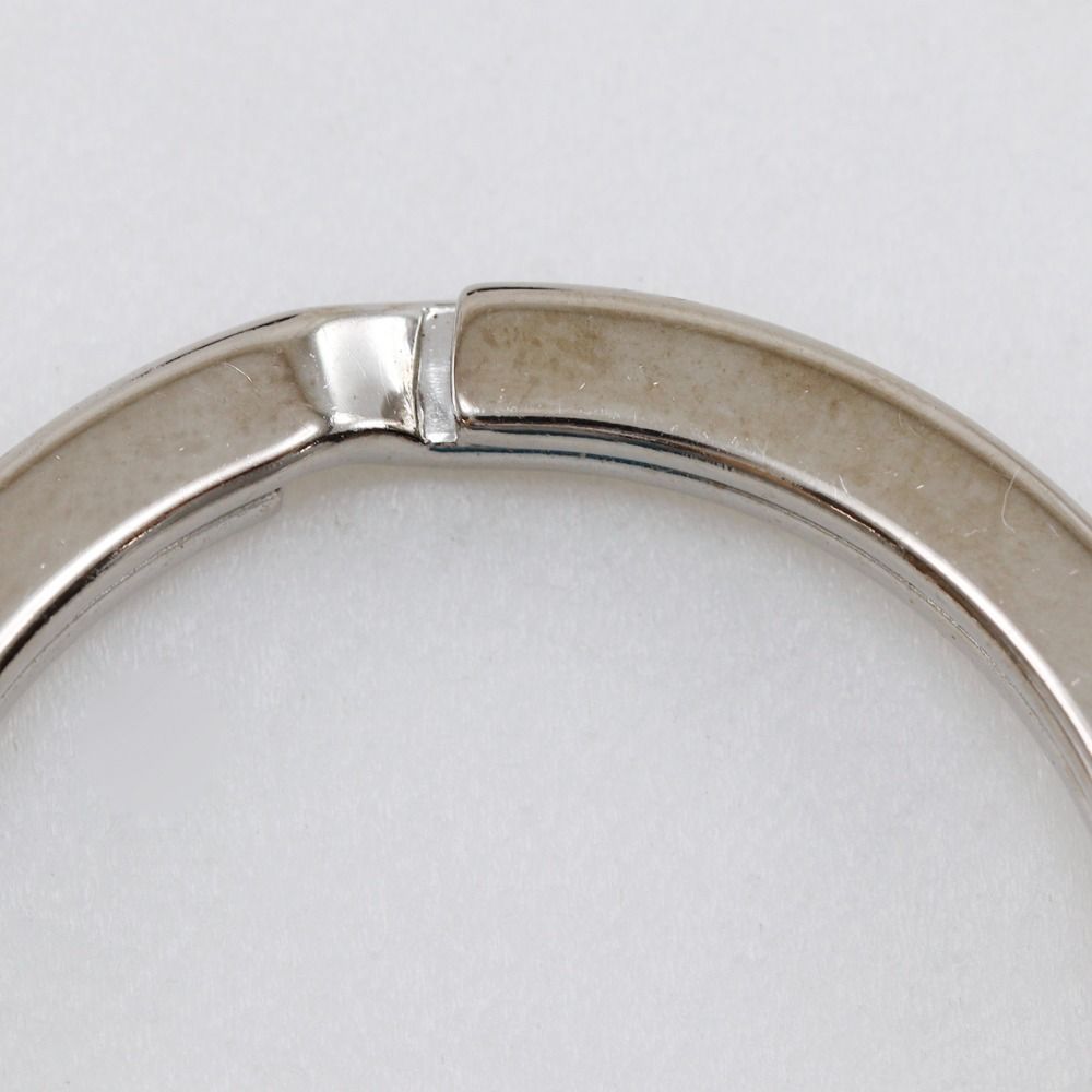 Hermes Porte Cles Tab Key Ring Togo Blue Key Holder