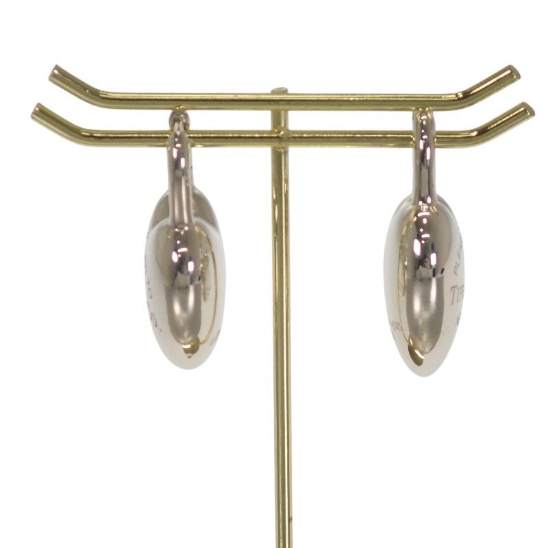 Tiffany & Co Full Heart Earrings 925 Sterling Silver Return to Drop Large