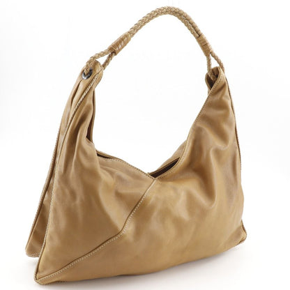 Bottega Veneta Hobo Calfskin Brown Shoulder Bag