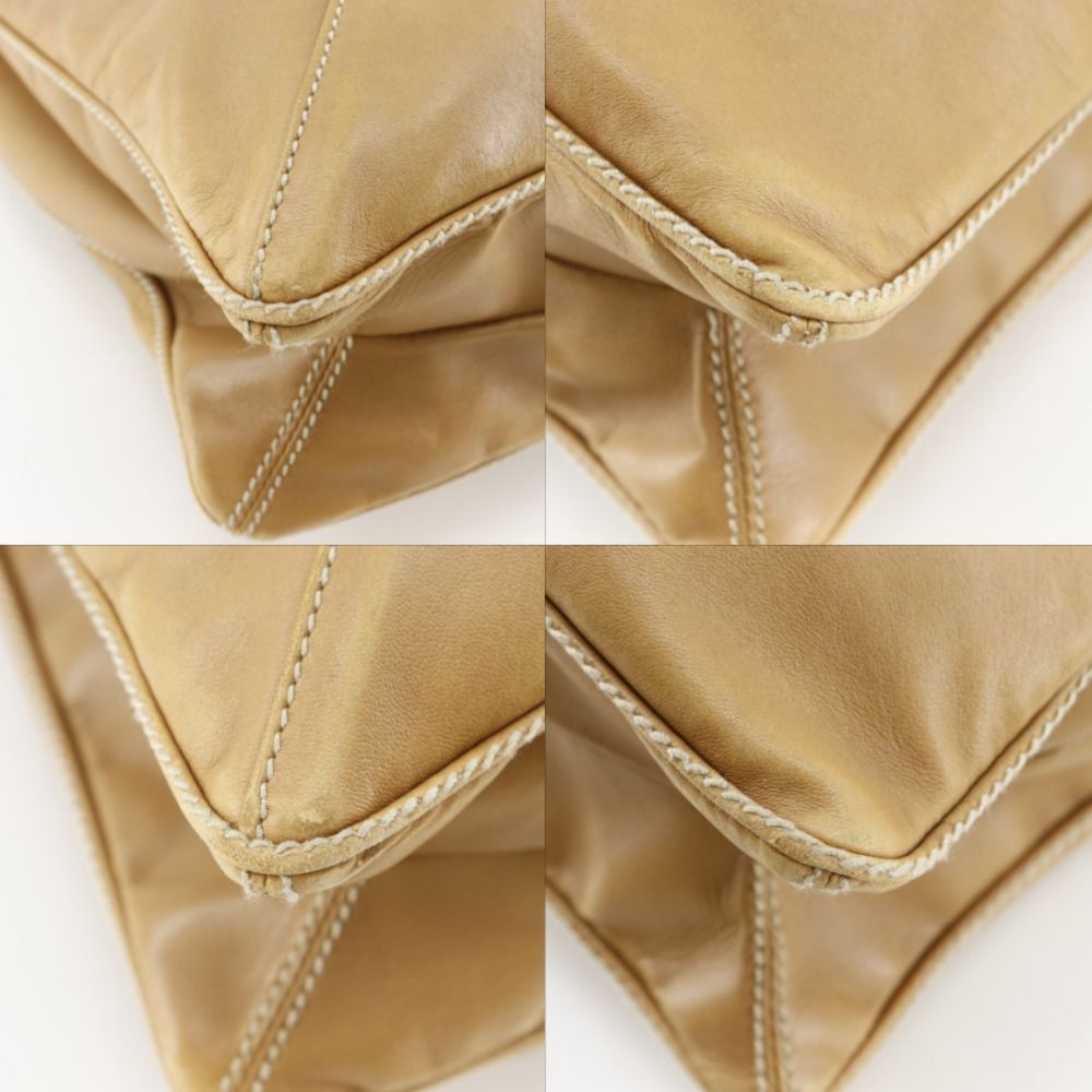 Bottega Veneta Hobo Calfskin Brown Shoulder Bag