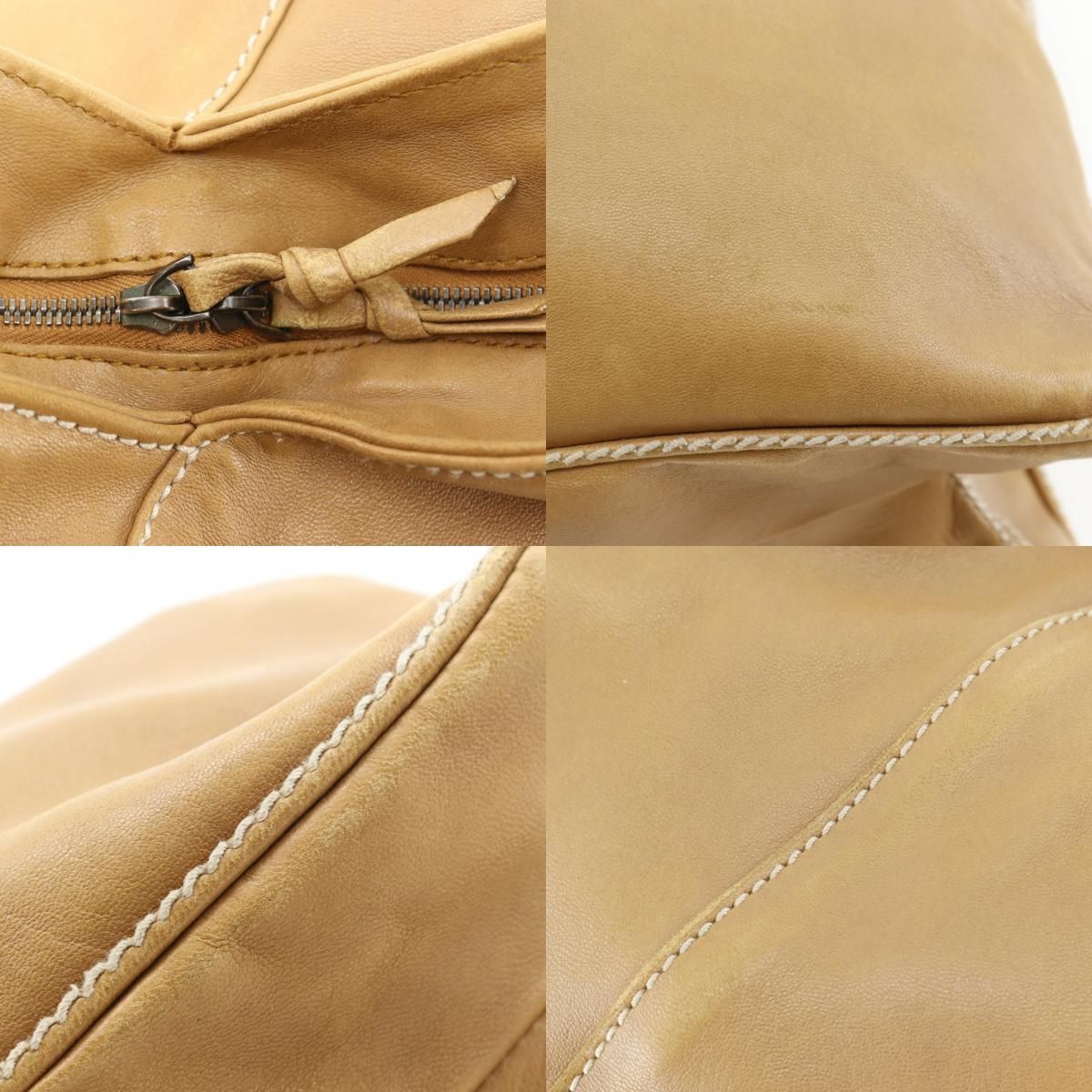 Bottega Veneta Hobo Calfskin Brown Shoulder Bag